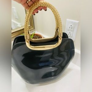 Authentic Veiliduoer Leather Womans Designer black hand bag